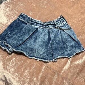 Tractr Blue Denim Skort for Girls
